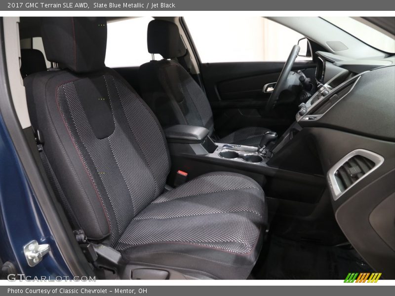 Slate Blue Metallic / Jet Black 2017 GMC Terrain SLE AWD