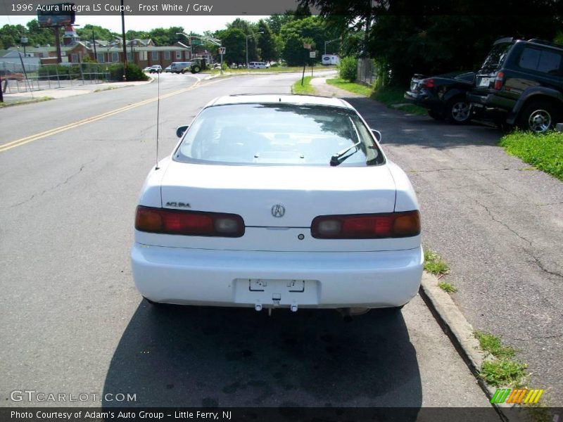 Frost White / Gray 1996 Acura Integra LS Coupe