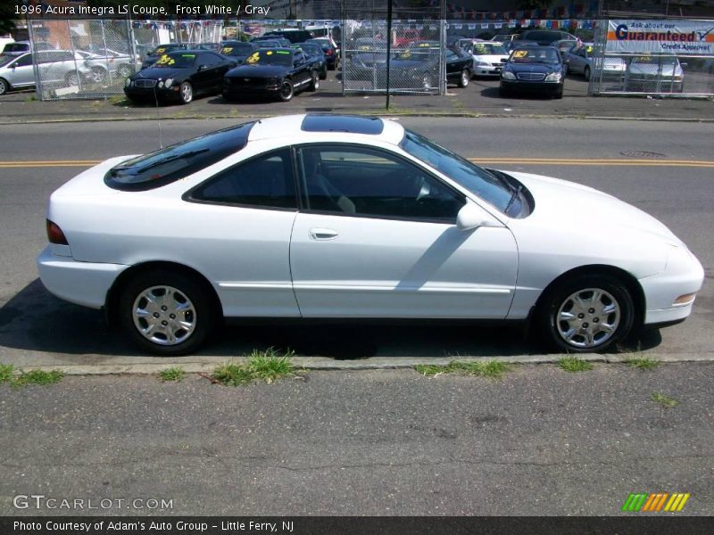 Frost White / Gray 1996 Acura Integra LS Coupe