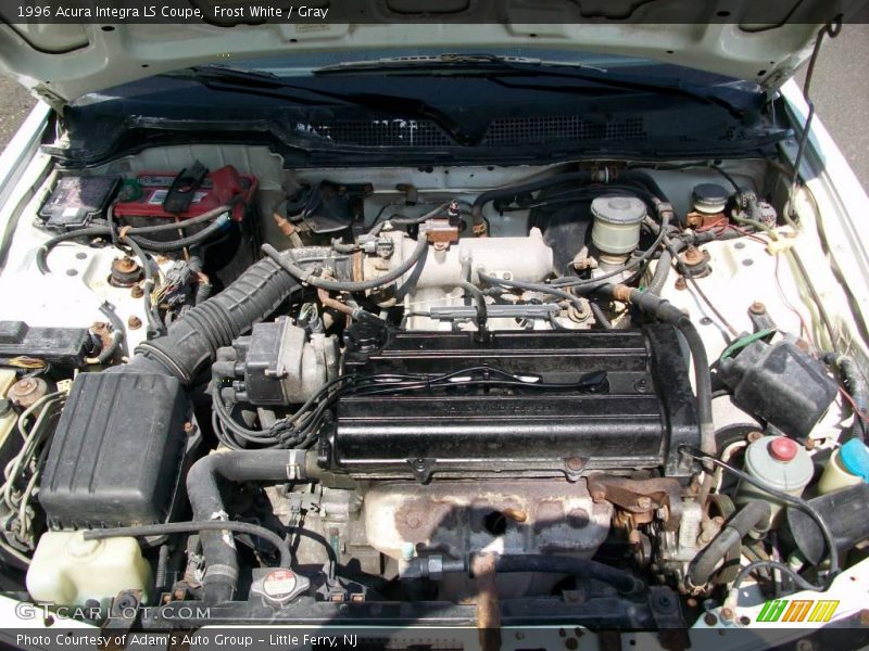 Frost White / Gray 1996 Acura Integra LS Coupe