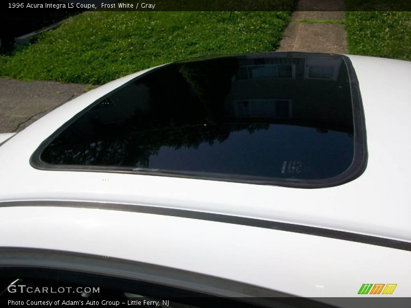 Frost White / Gray 1996 Acura Integra LS Coupe