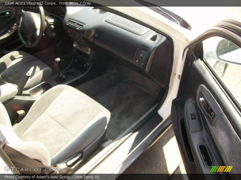 Frost White / Gray 1996 Acura Integra LS Coupe