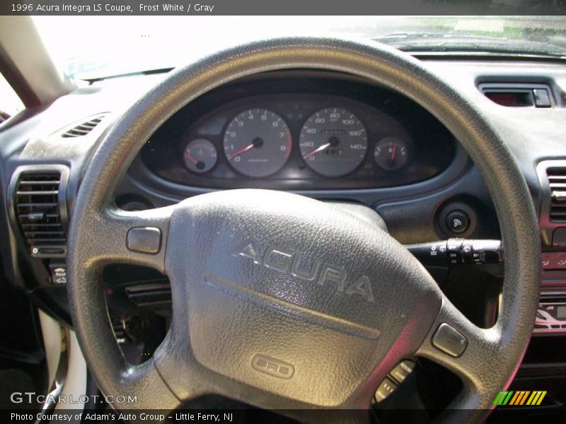 Frost White / Gray 1996 Acura Integra LS Coupe