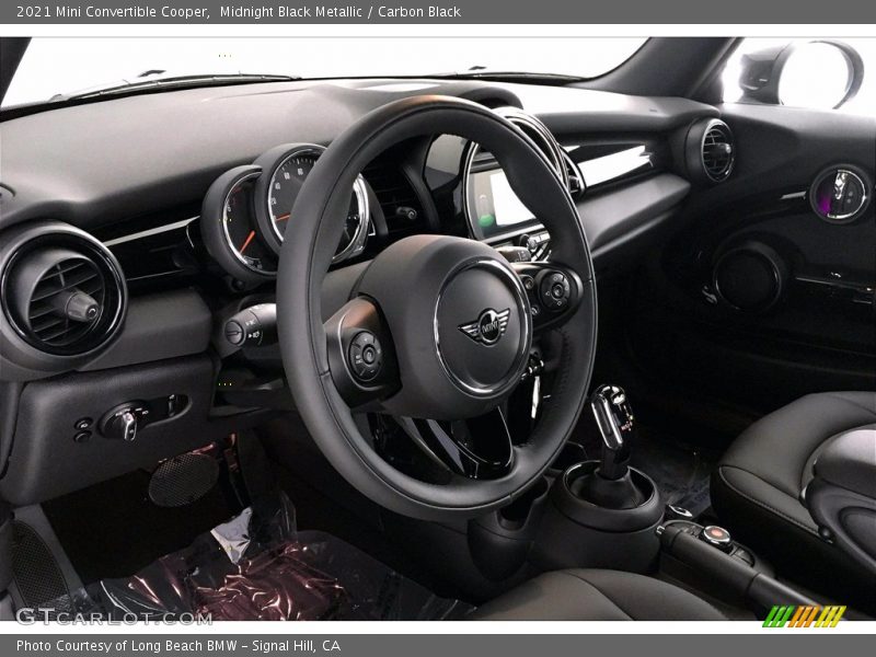 Midnight Black Metallic / Carbon Black 2021 Mini Convertible Cooper