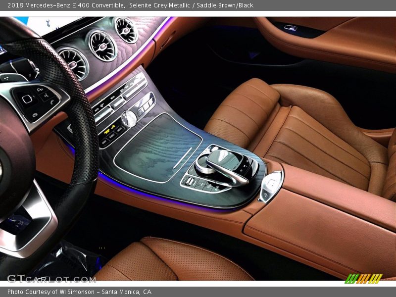 Selenite Grey Metallic / Saddle Brown/Black 2018 Mercedes-Benz E 400 Convertible