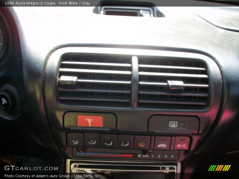 Frost White / Gray 1996 Acura Integra LS Coupe