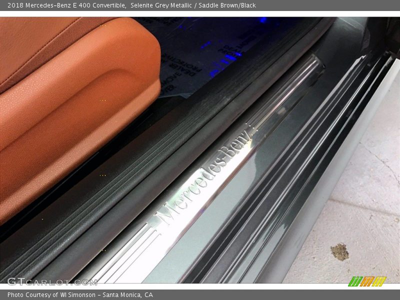 Selenite Grey Metallic / Saddle Brown/Black 2018 Mercedes-Benz E 400 Convertible