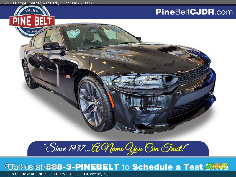 Pitch Black / Black 2020 Dodge Charger Scat Pack
