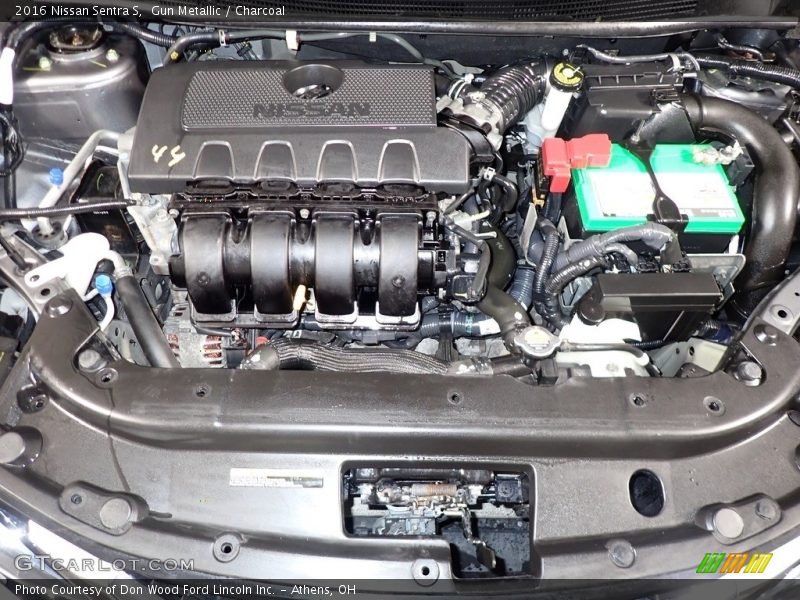 Gun Metallic / Charcoal 2016 Nissan Sentra S