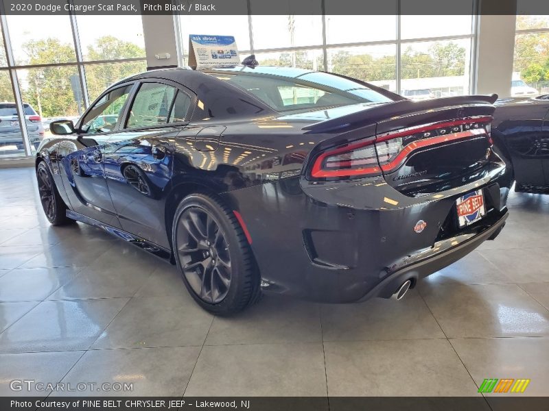 Pitch Black / Black 2020 Dodge Charger Scat Pack