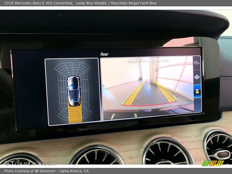 Lunar Blue Metallic / Macchiato Beige/Yacht Blue 2018 Mercedes-Benz E 400 Convertible