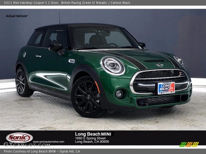 British Racing Green IV Metallic / Carbon Black 2021 Mini Hardtop Cooper S 2 Door