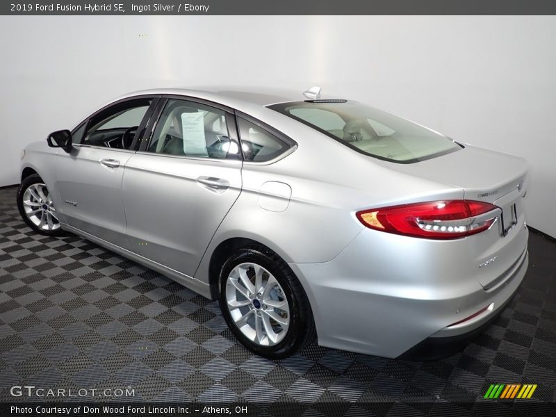 Ingot Silver / Ebony 2019 Ford Fusion Hybrid SE