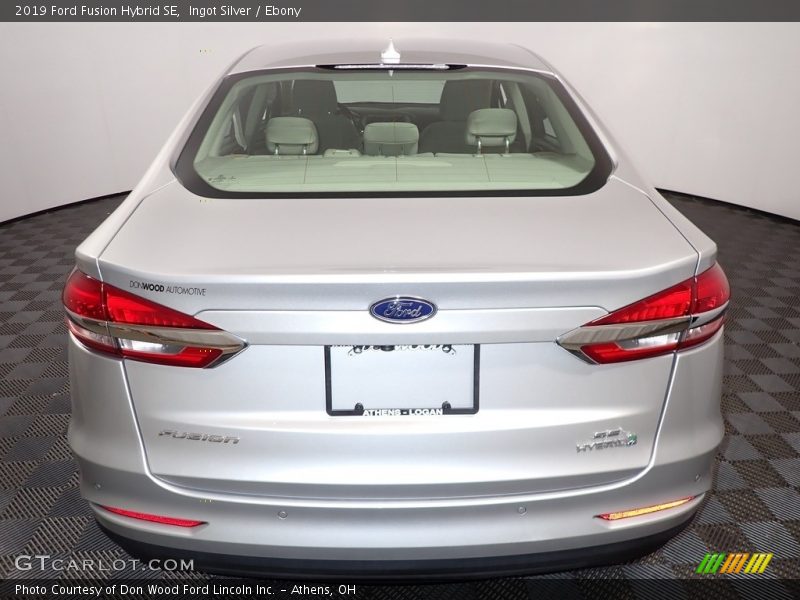 Ingot Silver / Ebony 2019 Ford Fusion Hybrid SE