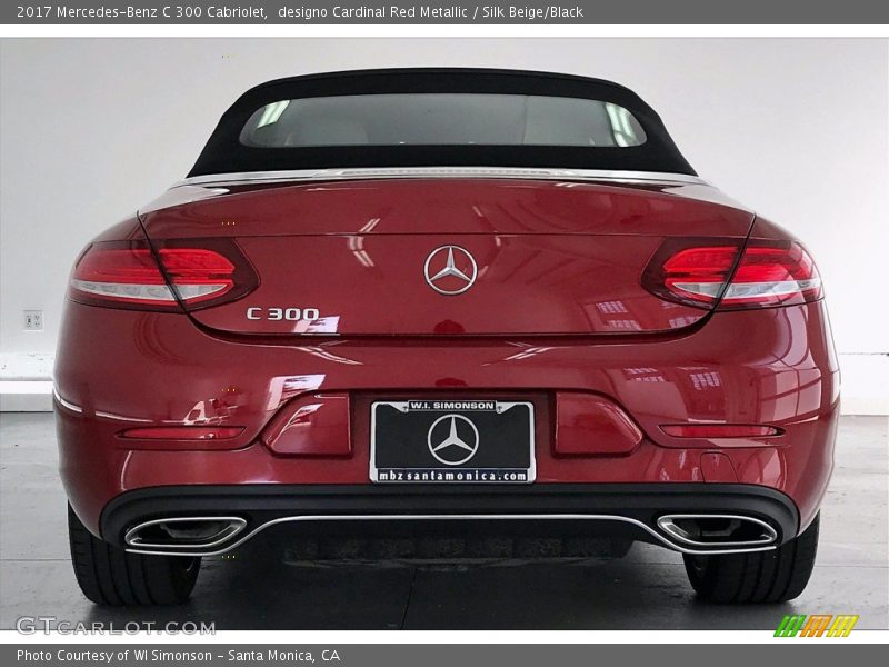 designo Cardinal Red Metallic / Silk Beige/Black 2017 Mercedes-Benz C 300 Cabriolet