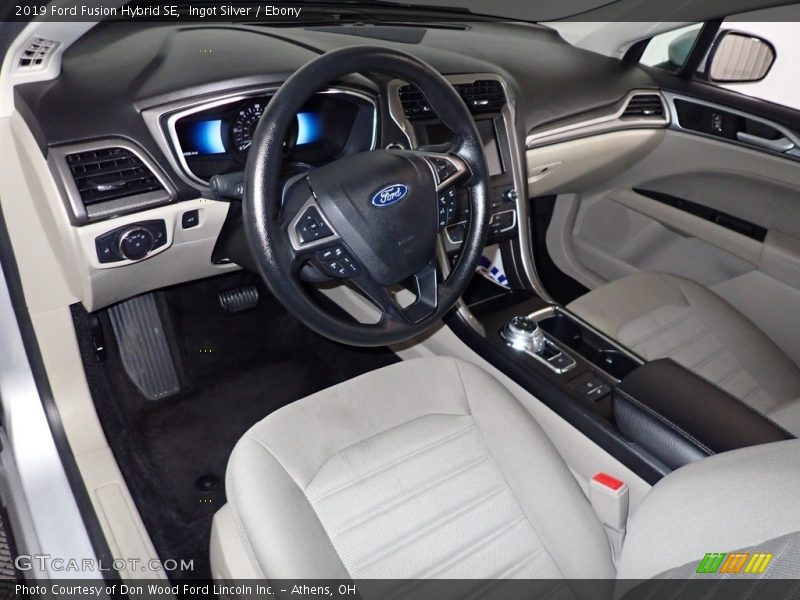 Ingot Silver / Ebony 2019 Ford Fusion Hybrid SE