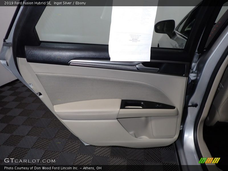 Ingot Silver / Ebony 2019 Ford Fusion Hybrid SE