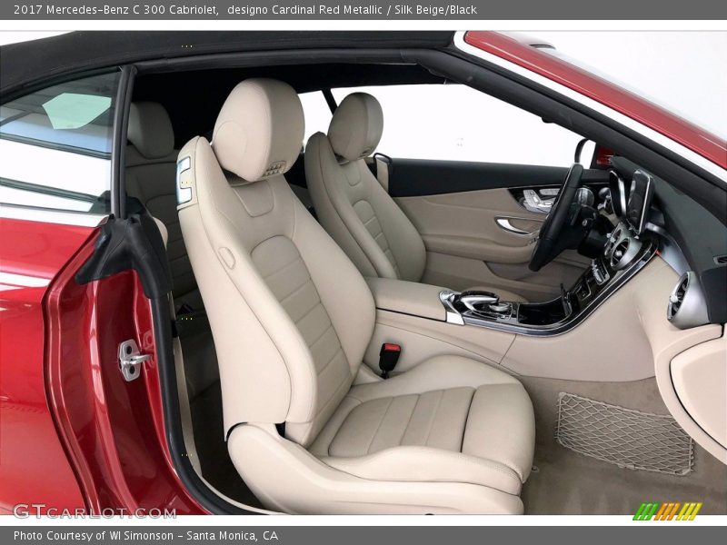 designo Cardinal Red Metallic / Silk Beige/Black 2017 Mercedes-Benz C 300 Cabriolet