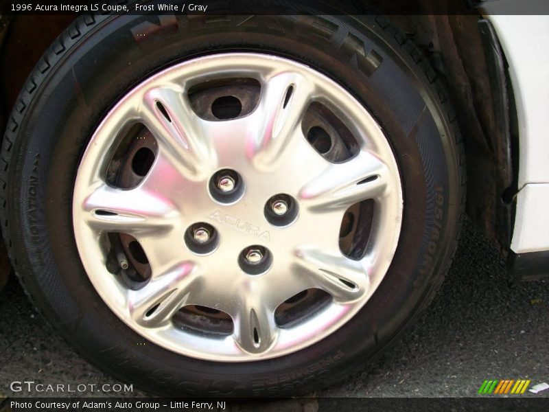 Frost White / Gray 1996 Acura Integra LS Coupe