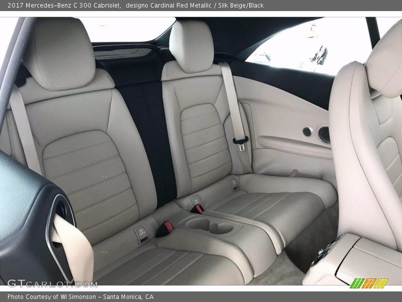 designo Cardinal Red Metallic / Silk Beige/Black 2017 Mercedes-Benz C 300 Cabriolet