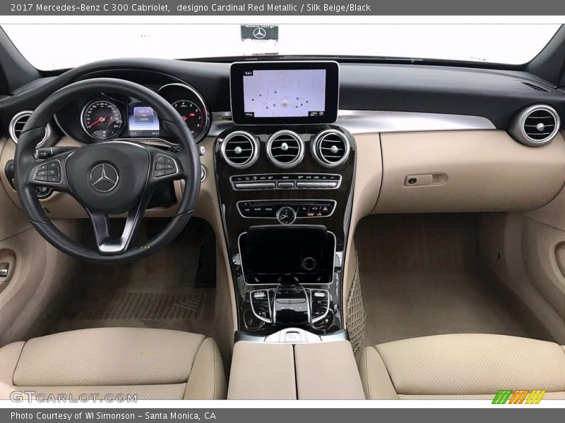 designo Cardinal Red Metallic / Silk Beige/Black 2017 Mercedes-Benz C 300 Cabriolet