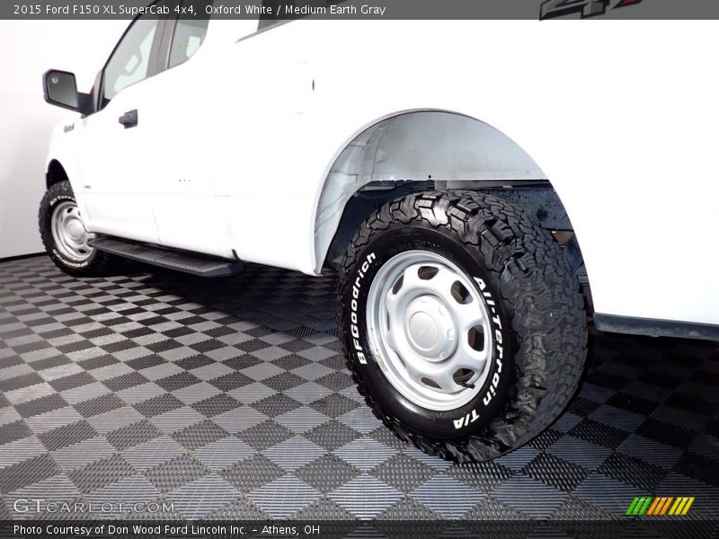Oxford White / Medium Earth Gray 2015 Ford F150 XL SuperCab 4x4