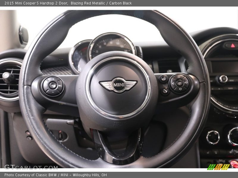 Blazing Red Metallic / Carbon Black 2015 Mini Cooper S Hardtop 2 Door