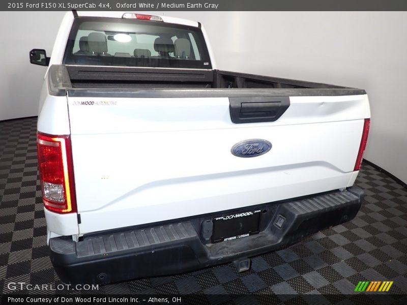 Oxford White / Medium Earth Gray 2015 Ford F150 XL SuperCab 4x4