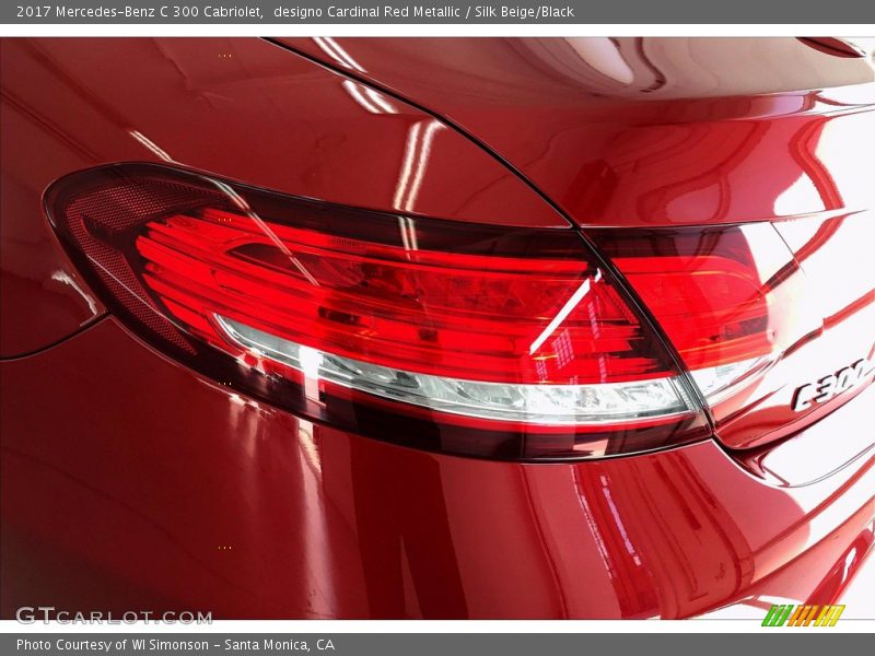 designo Cardinal Red Metallic / Silk Beige/Black 2017 Mercedes-Benz C 300 Cabriolet