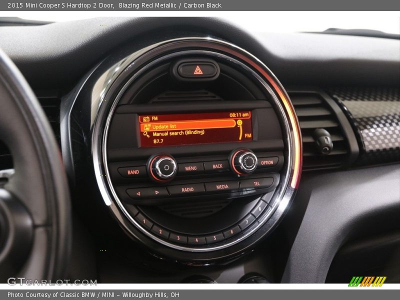 Blazing Red Metallic / Carbon Black 2015 Mini Cooper S Hardtop 2 Door