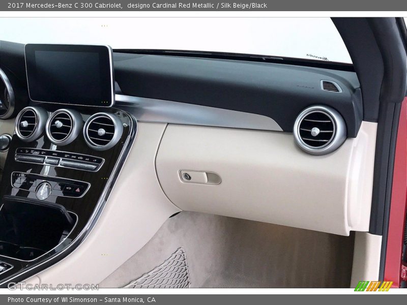 designo Cardinal Red Metallic / Silk Beige/Black 2017 Mercedes-Benz C 300 Cabriolet