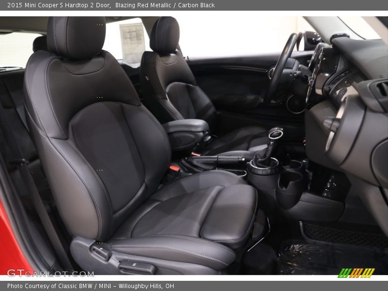 Blazing Red Metallic / Carbon Black 2015 Mini Cooper S Hardtop 2 Door