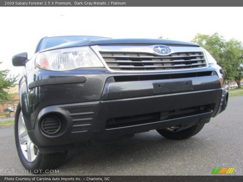 Dark Gray Metallic / Platinum 2009 Subaru Forester 2.5 X Premium