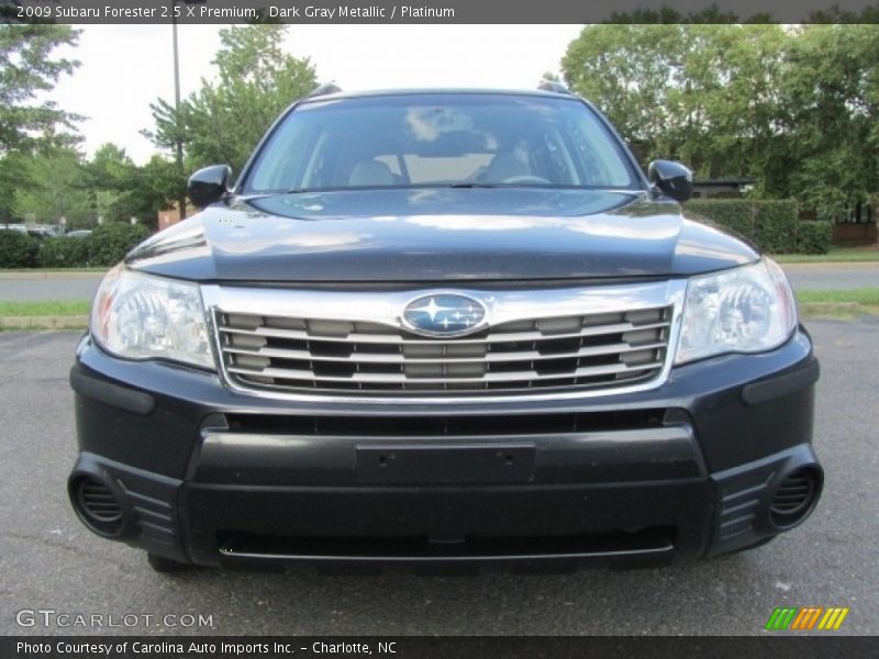 Dark Gray Metallic / Platinum 2009 Subaru Forester 2.5 X Premium