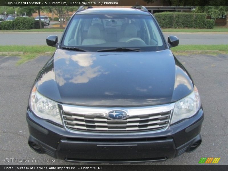 Dark Gray Metallic / Platinum 2009 Subaru Forester 2.5 X Premium