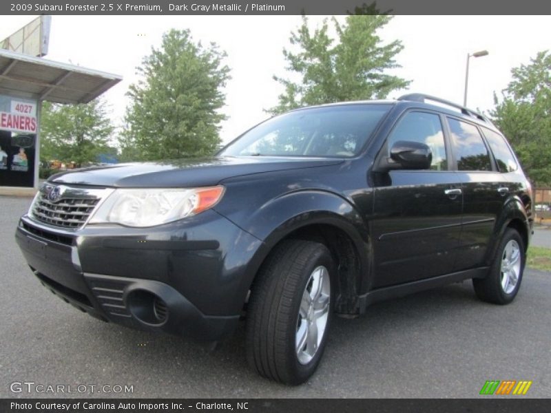 Dark Gray Metallic / Platinum 2009 Subaru Forester 2.5 X Premium
