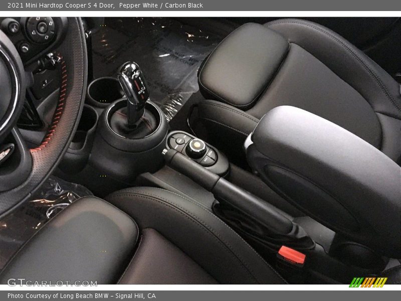 Pepper White / Carbon Black 2021 Mini Hardtop Cooper S 4 Door