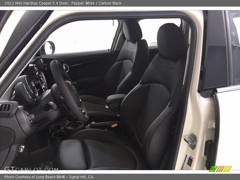Pepper White / Carbon Black 2021 Mini Hardtop Cooper S 4 Door