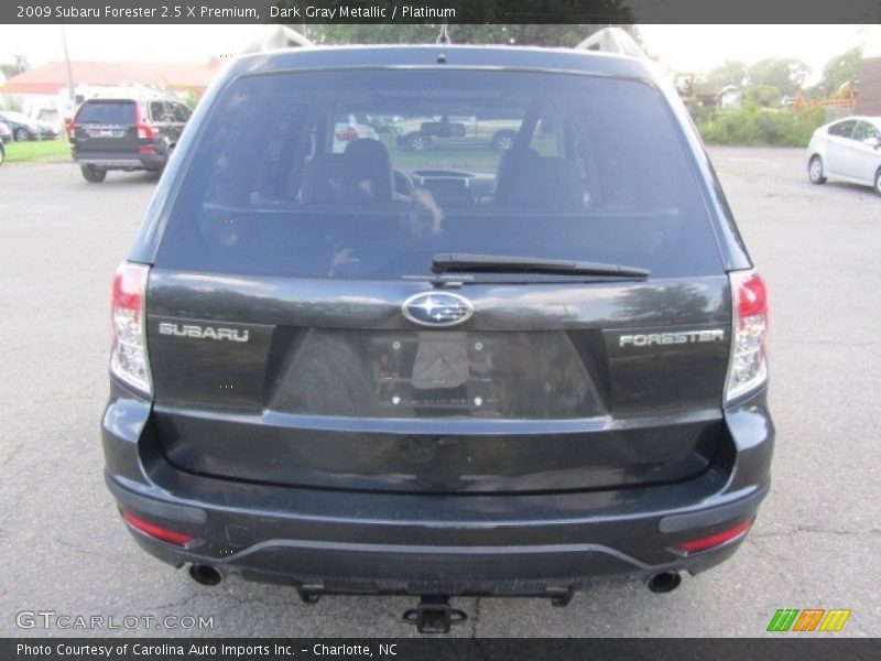 Dark Gray Metallic / Platinum 2009 Subaru Forester 2.5 X Premium