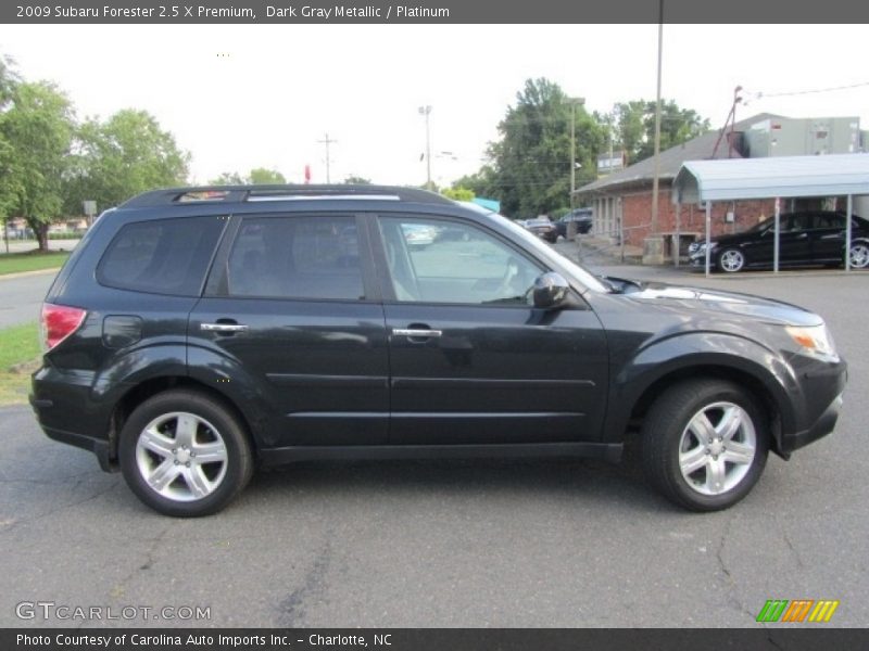 Dark Gray Metallic / Platinum 2009 Subaru Forester 2.5 X Premium