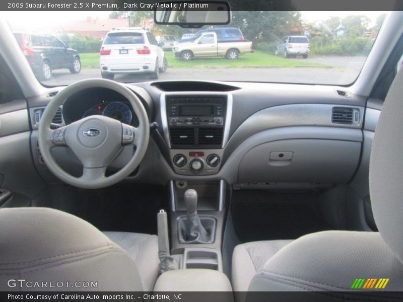 Dark Gray Metallic / Platinum 2009 Subaru Forester 2.5 X Premium