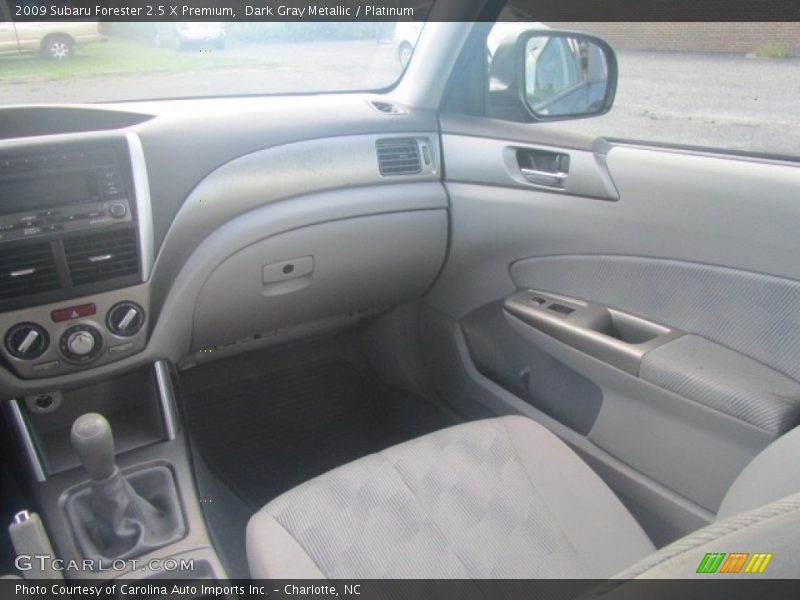 Dark Gray Metallic / Platinum 2009 Subaru Forester 2.5 X Premium
