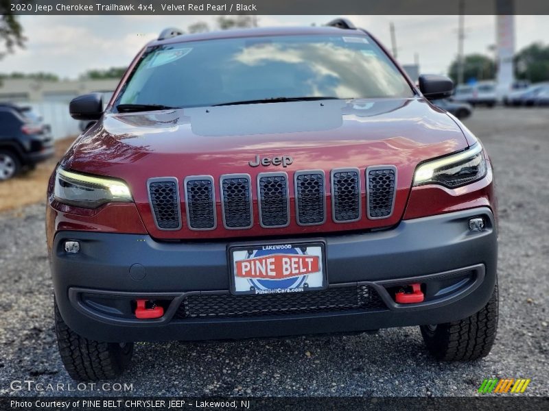 Velvet Red Pearl / Black 2020 Jeep Cherokee Trailhawk 4x4