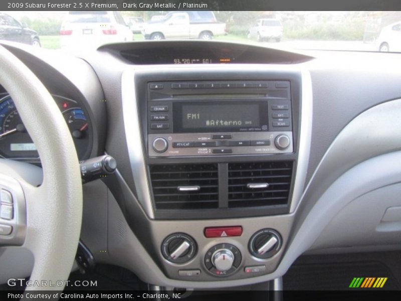 Dark Gray Metallic / Platinum 2009 Subaru Forester 2.5 X Premium