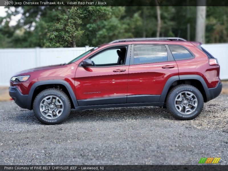 Velvet Red Pearl / Black 2020 Jeep Cherokee Trailhawk 4x4