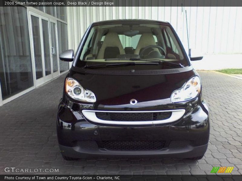 Deep Black / Design Beige 2008 Smart fortwo passion coupe