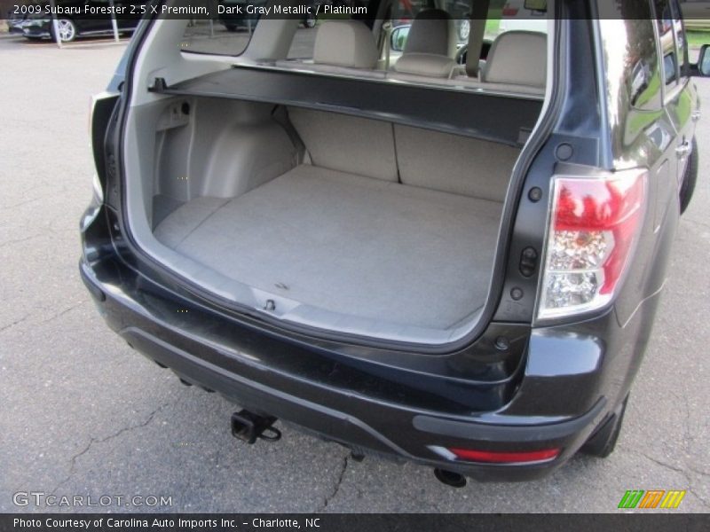 Dark Gray Metallic / Platinum 2009 Subaru Forester 2.5 X Premium