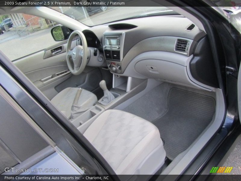 Dark Gray Metallic / Platinum 2009 Subaru Forester 2.5 X Premium