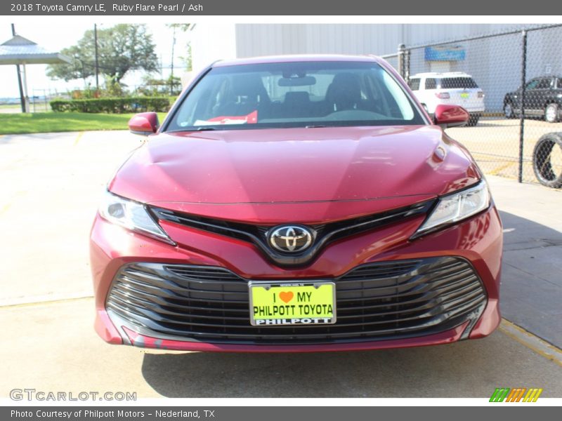 Ruby Flare Pearl / Ash 2018 Toyota Camry LE