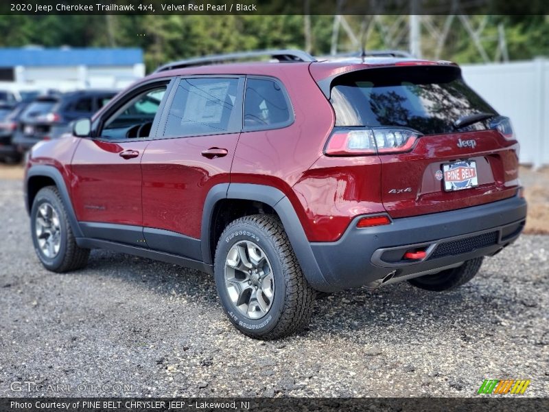 Velvet Red Pearl / Black 2020 Jeep Cherokee Trailhawk 4x4